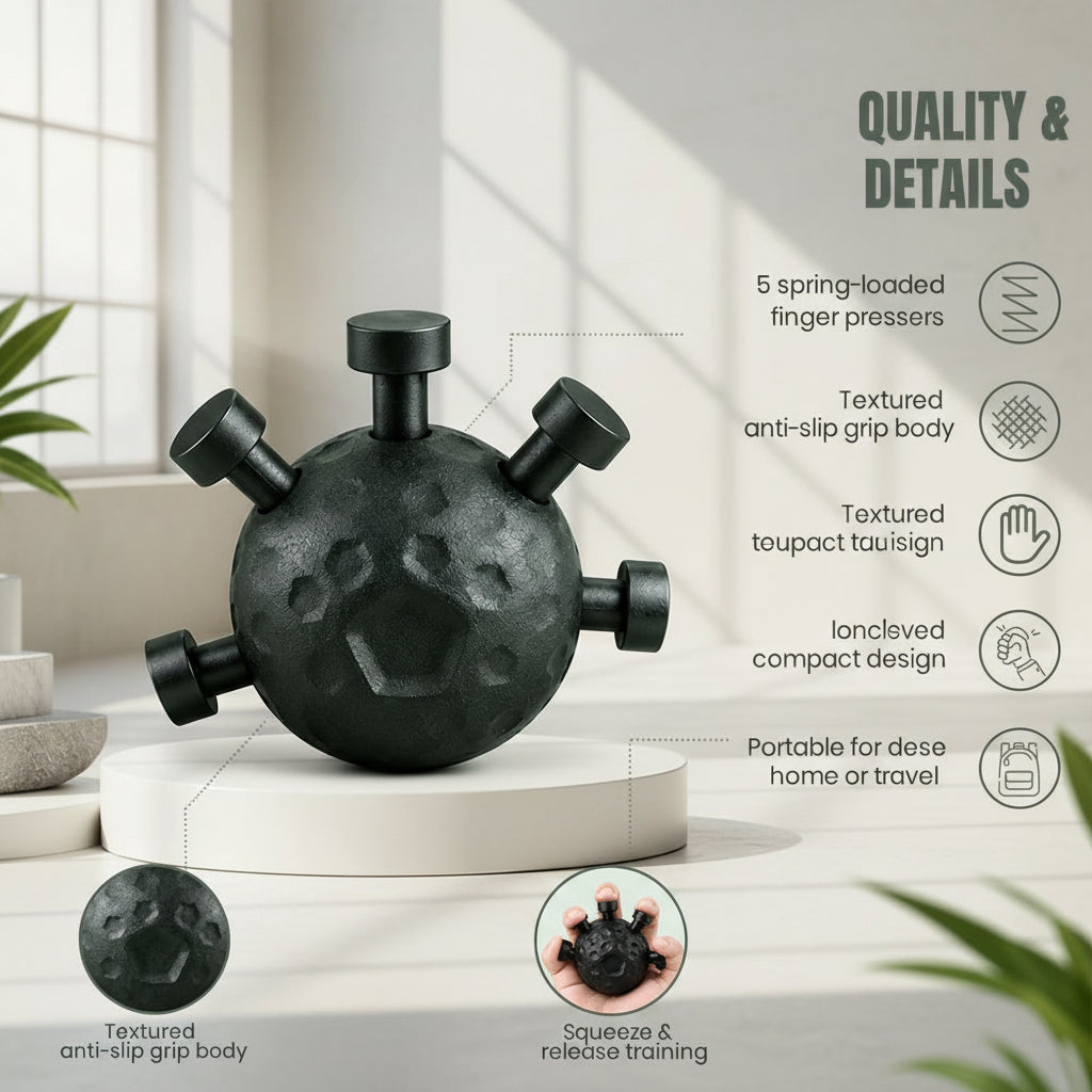 GripForge™ – Multi-Function Hand & Grip Strength Trainer